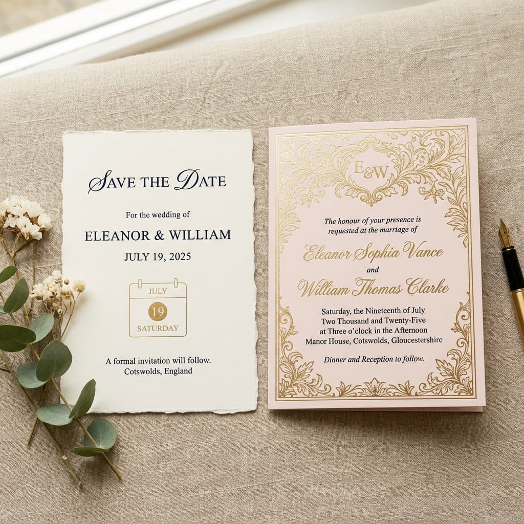 Save the Date vs Wedding Invitation: What Every Indian Couple Needs to Know