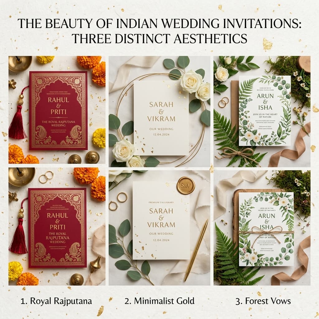 Top 10 Indian Wedding Invitation Themes for 2025: Rajputana, Mughal, Minimalist & More