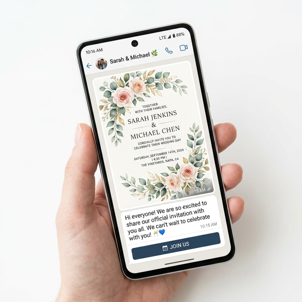 WhatsApp Wedding Invitation Share Karne Ka Sahi Tarika — Step by Step 2025